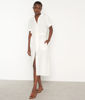 Picture of NIDA IVORY ECO-FRIENDLY LINEN LONG DRESS